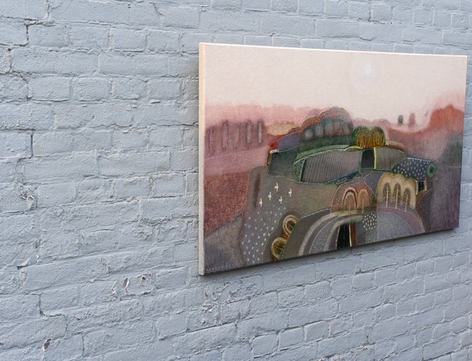 Light over the Fields by Rob van Hoek |  Side View of Artwork 