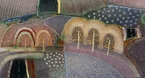 Original art for sale at UGallery.com | Light over the Fields by Rob van Hoek | $2,250 | oil painting | 23.6' h x 47.2' w | thumbnail 4