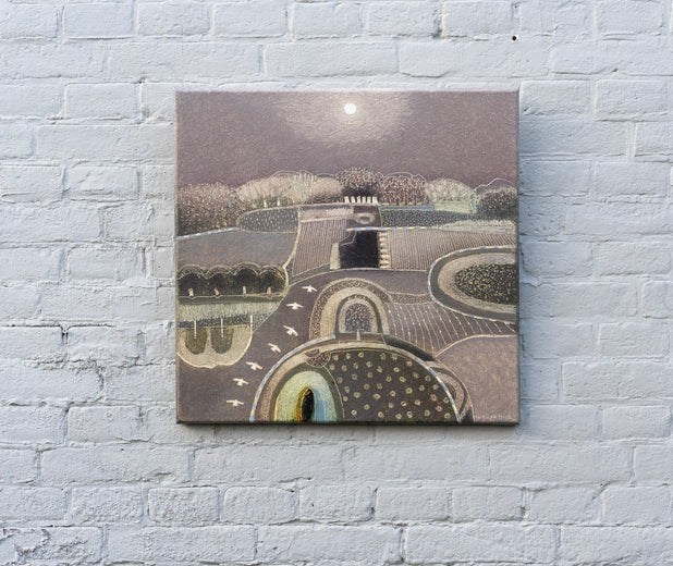 The Full Moon Is Still up There by Rob van Hoek |  Context View of Artwork 