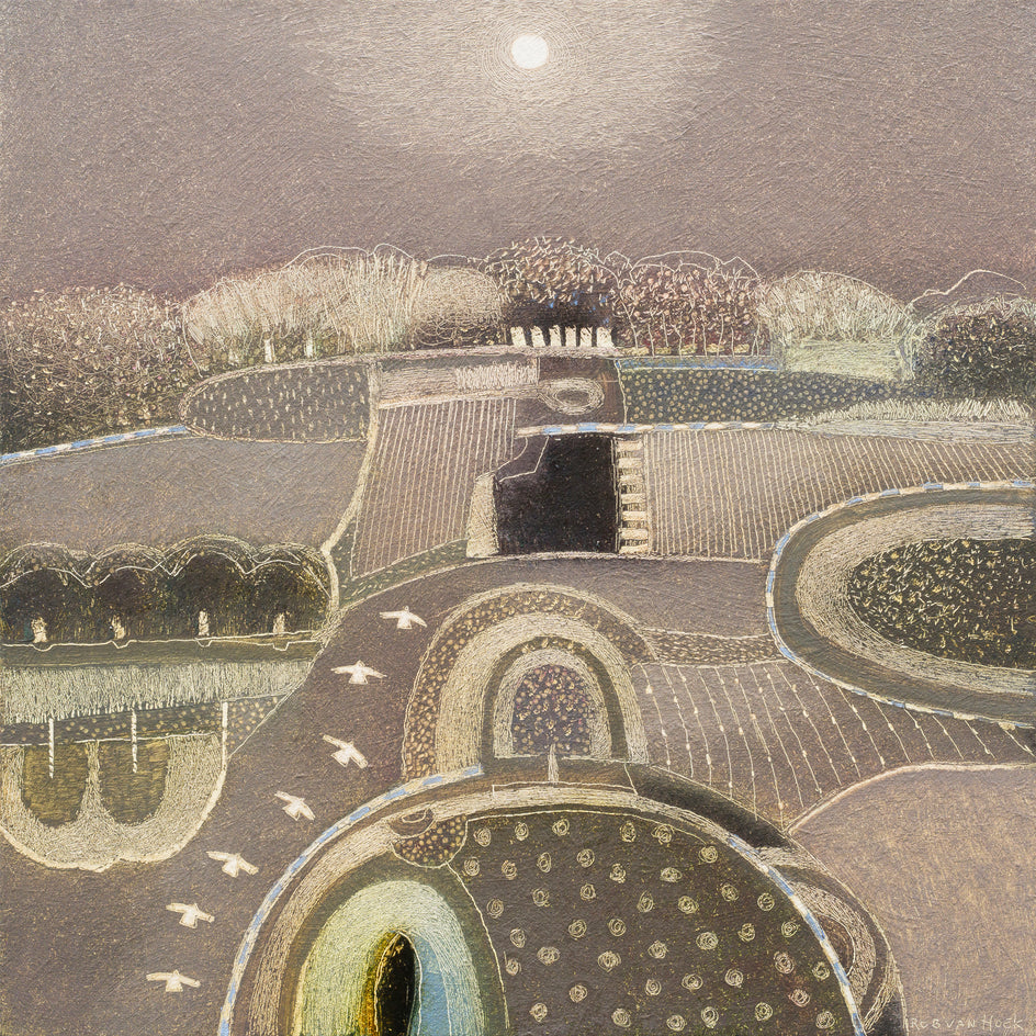 The Full Moon Is Still up There by Rob van Hoek |  Artwork Main Image 