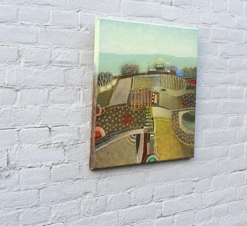 The Seasons and the Weather by Rob van Hoek |  Side View of Artwork 