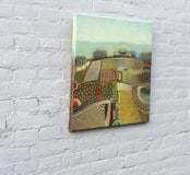 Original art for sale at UGallery.com | The Seasons and the Weather by Rob van Hoek | $1,400 | oil painting | 19.7' h x 19.7' w | thumbnail 2