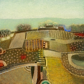 Original art for sale at UGallery.com | The Seasons and the Weather by Rob van Hoek | $1,400 | oil painting | 19.7' h x 19.7' w