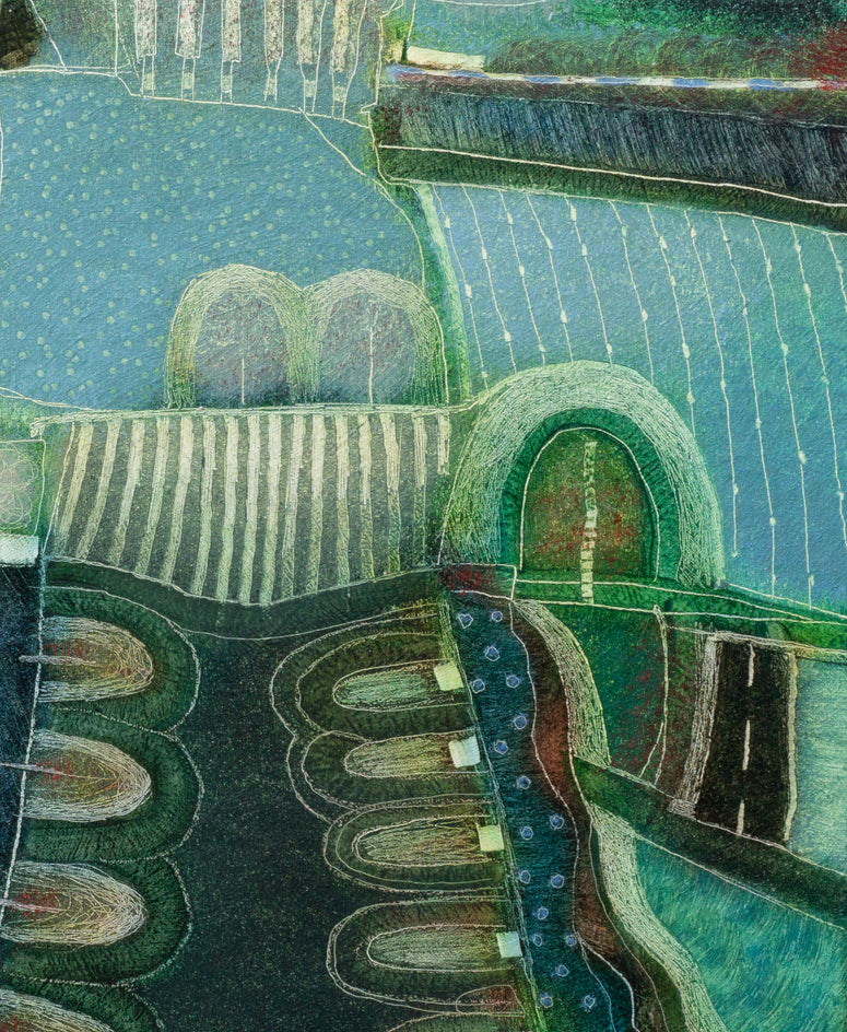 Through the Valley by Rob van Hoek |  Closeup View of Artwork 