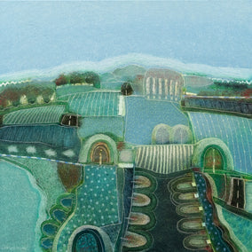 Original art for sale at UGallery.com | Through the Valley by Rob van Hoek | $1,950 | oil painting | 27.5' h x 27.5' w