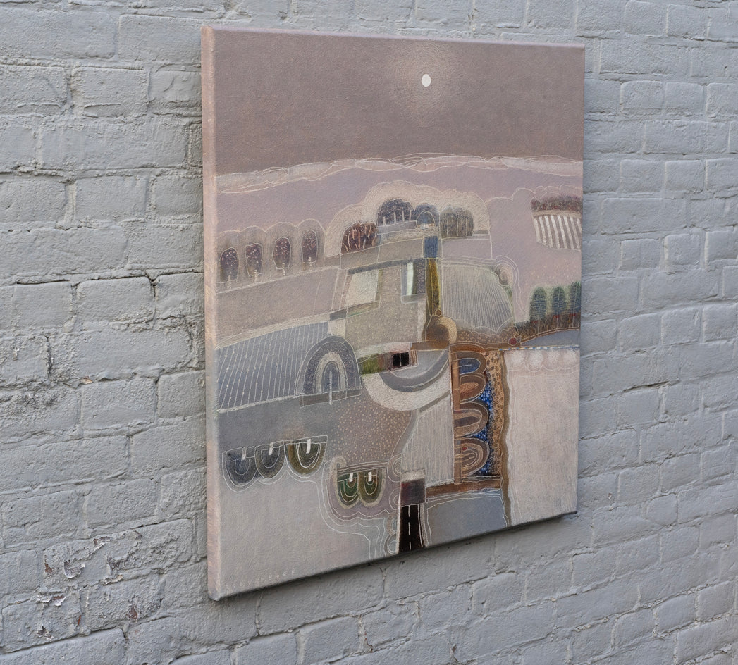 Was There Such a Night by Rob van Hoek |  Side View of Artwork 