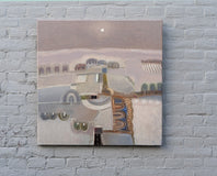 Original art for sale at UGallery.com | Was There Such a Night by Rob van Hoek | $2,250 | oil painting | 27.5' h x 27.5' w | thumbnail 3