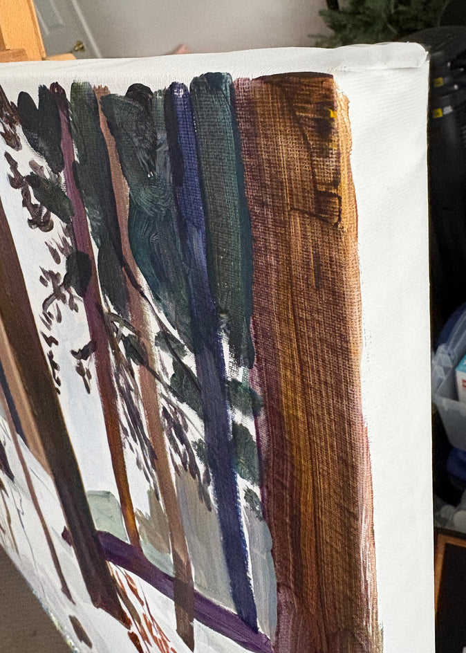 A Disappearance by Robert Hofherr |  Side View of Artwork 