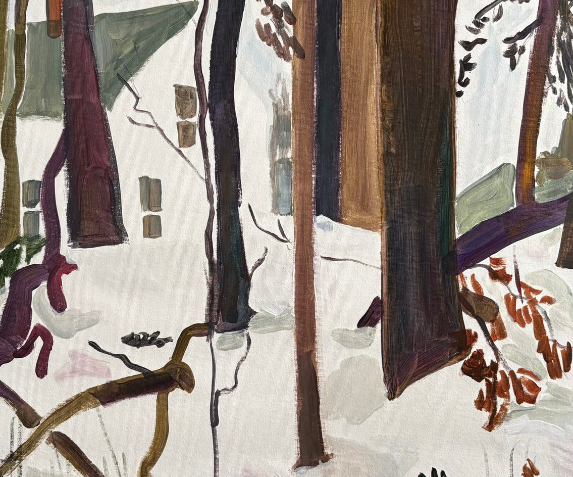 A Disappearance by Robert Hofherr |  Closeup View of Artwork 
