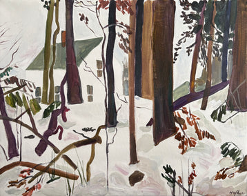 acrylic painting by Robert Hofherr titled A Disappearance