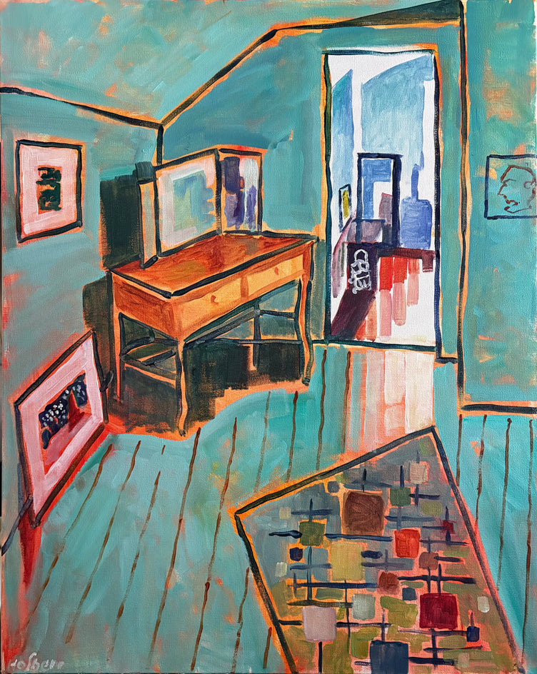 Bank Street Interior by Robert Hofherr |  Artwork Main Image 
