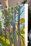 Original art for sale at UGallery.com | Barn in Spring by Robert Hofherr | $1,175 | acrylic painting | 24' h x 30' w | thumbnail 2