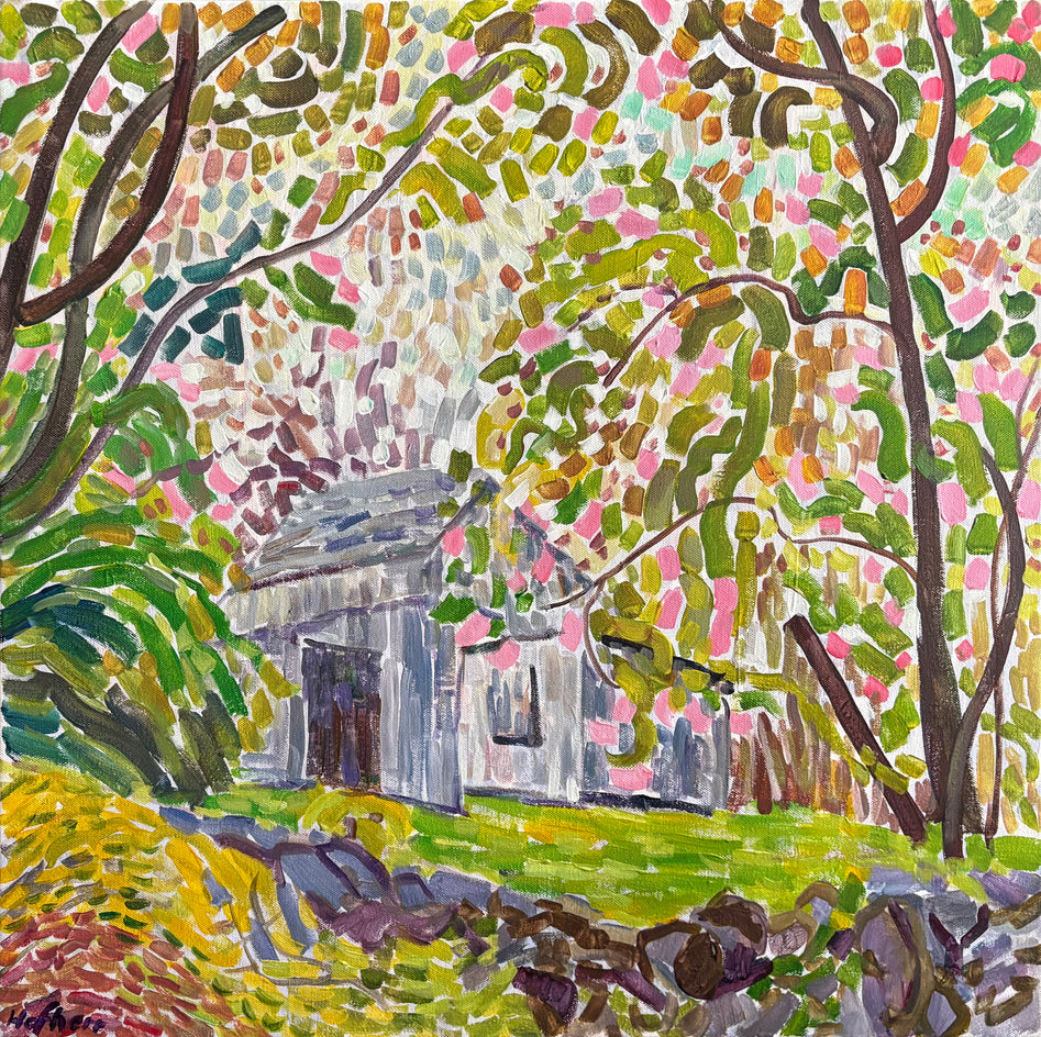 Barn on Myrtle Street by Robert Hofherr |  Artwork Main Image 