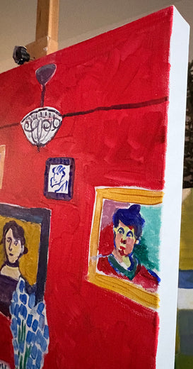 Boho Style by Robert Hofherr |  Side View of Artwork 