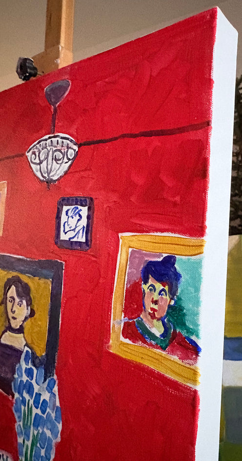 Boho Style by Robert Hofherr |  Side View of Artwork 