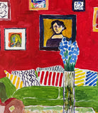 Original art for sale at UGallery.com | Boho Style by Robert Hofherr | $1,175 | acrylic painting | 30' h x 24' w | thumbnail 4