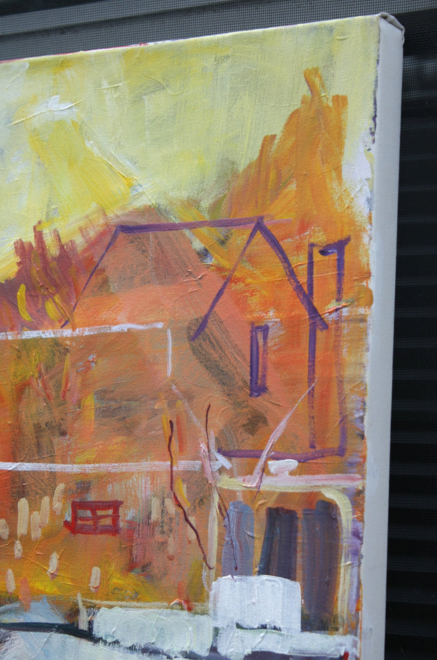 Cape Ann by Robert Hofherr |  Side View of Artwork 