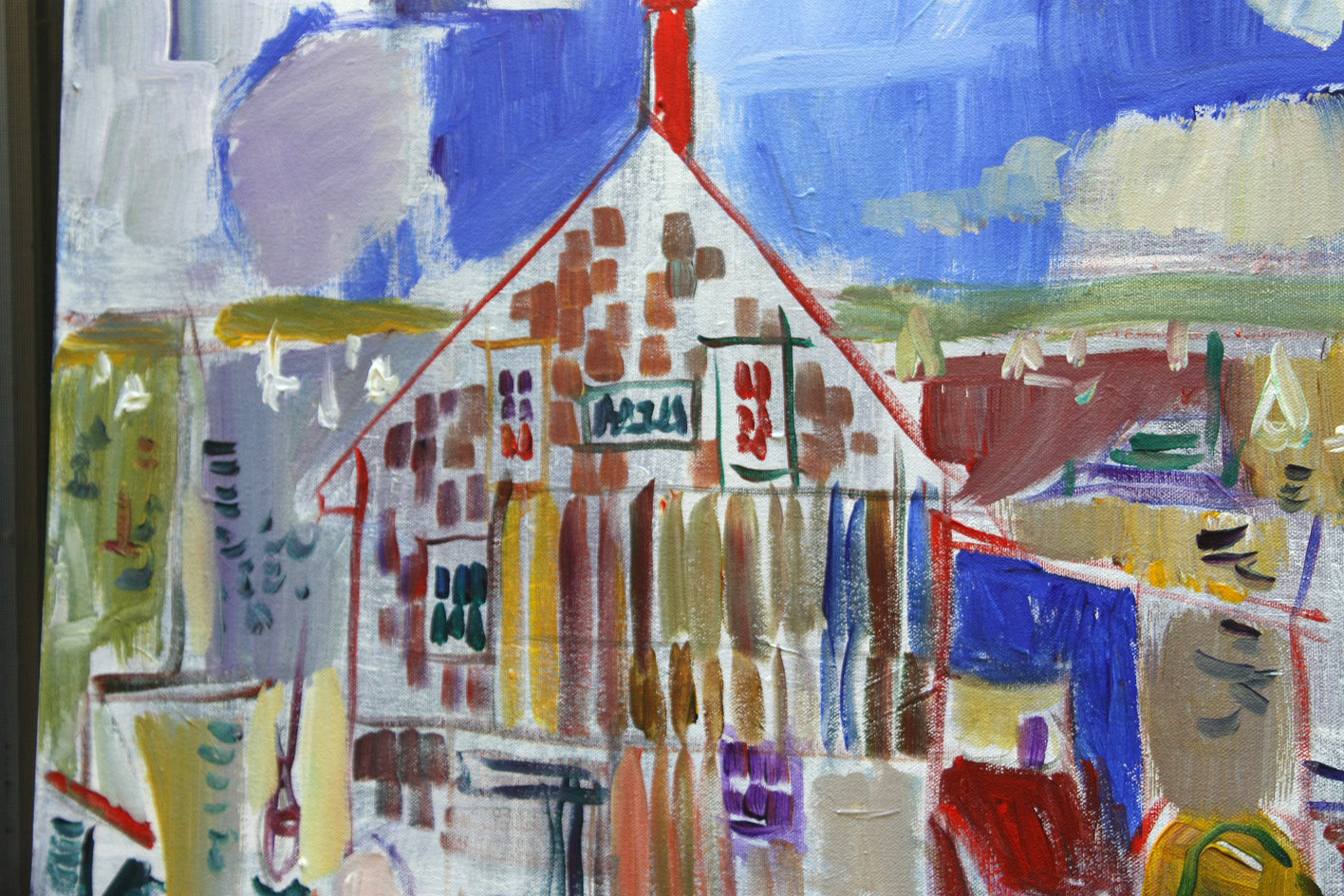 Castine by Robert Hofherr |  Closeup View of Artwork 