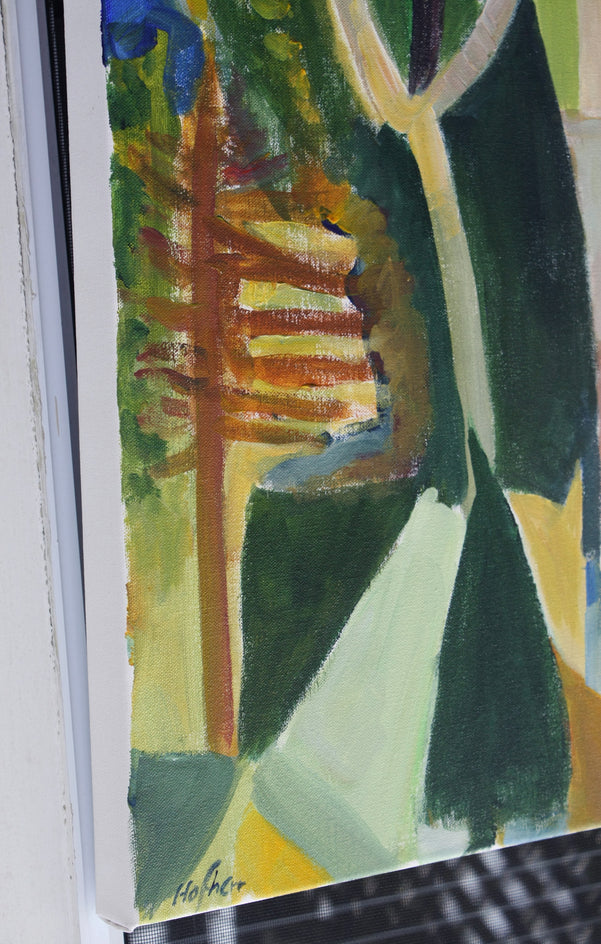 Chestnut Hill by Robert Hofherr |  Side View of Artwork 