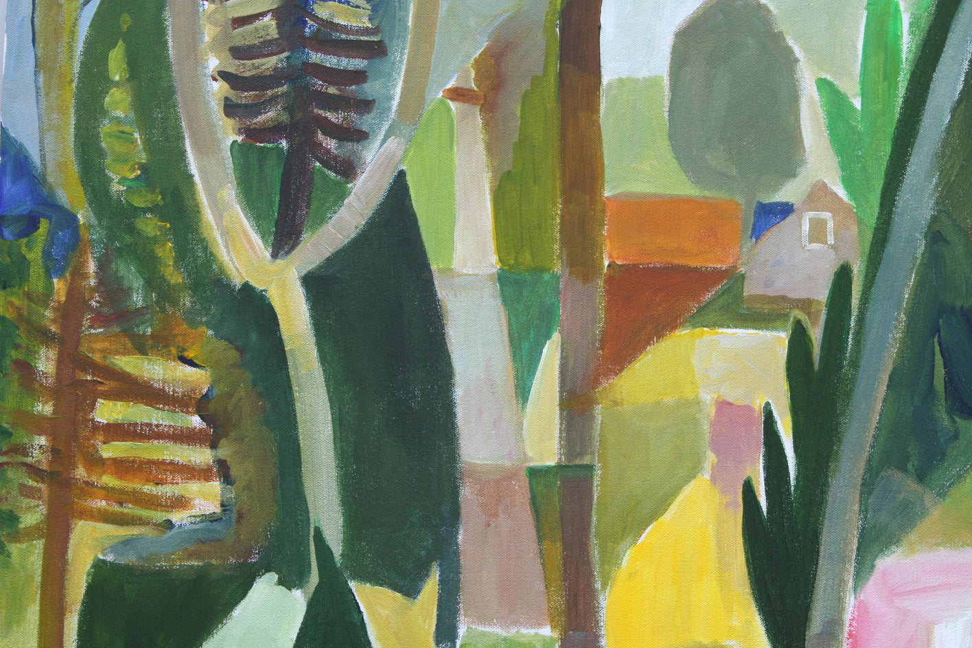 Chestnut Hill by Robert Hofherr |  Closeup View of Artwork 