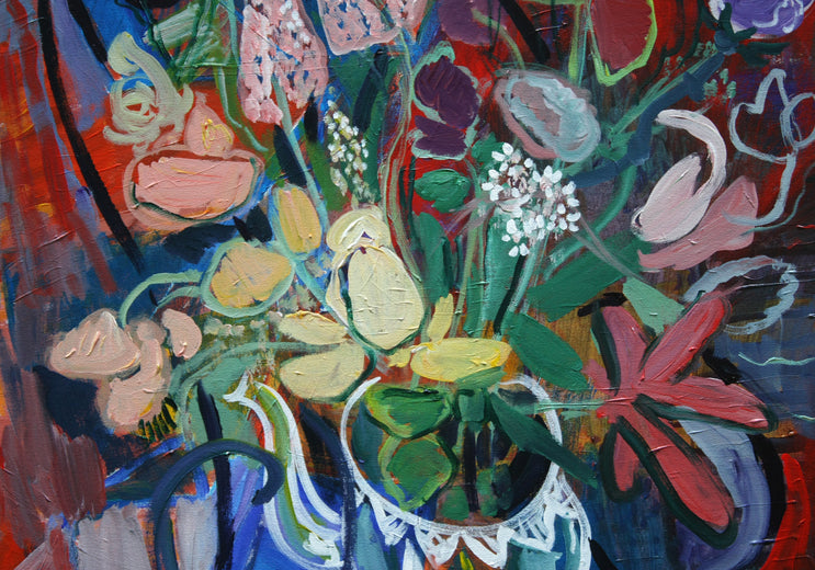 Color Riot by Robert Hofherr |   Closeup View of Artwork 