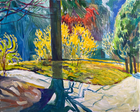 Original art for sale at UGallery.com | Daybreak by Robert Hofherr | $1,025 | acrylic painting | 24' h x 30' w
