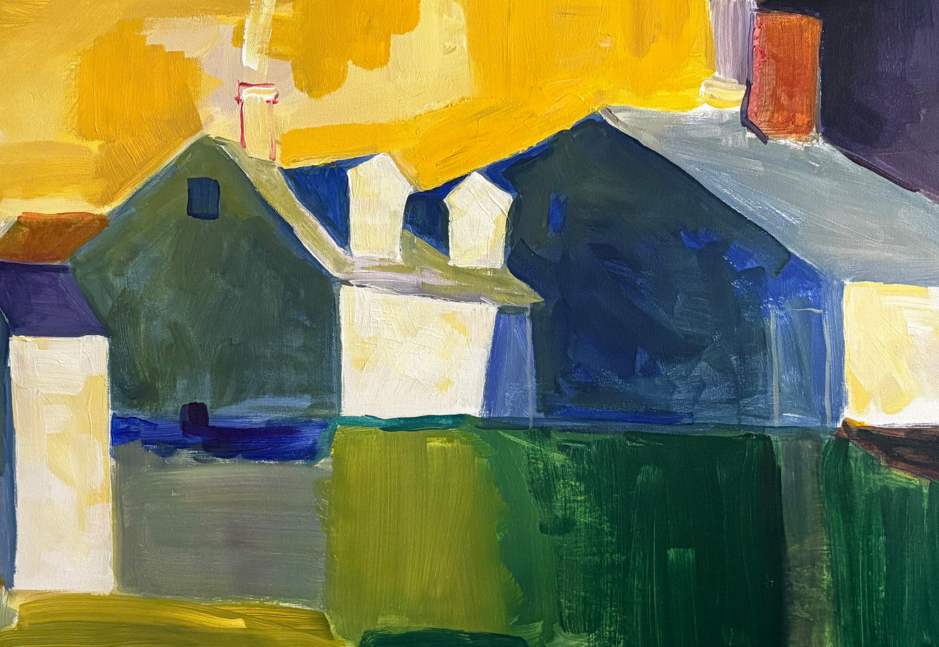Down East by Robert Hofherr |  Closeup View of Artwork 