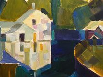 Original art for sale at UGallery.com | Duality by Robert Hofherr | $975 | acrylic painting | 22' h x 28' w | thumbnail 4
