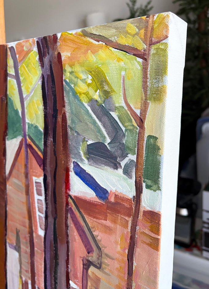 Earth Tones by Robert Hofherr |  Side View of Artwork 