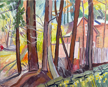 acrylic painting by Robert Hofherr titled Earth Tones