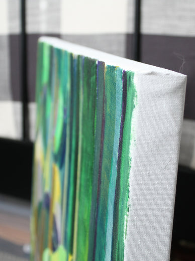 Effect of Morning Sun by Robert Hofherr |  Side View of Artwork 