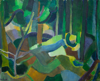 acrylic painting by Robert Hofherr titled Effect of Morning Sun