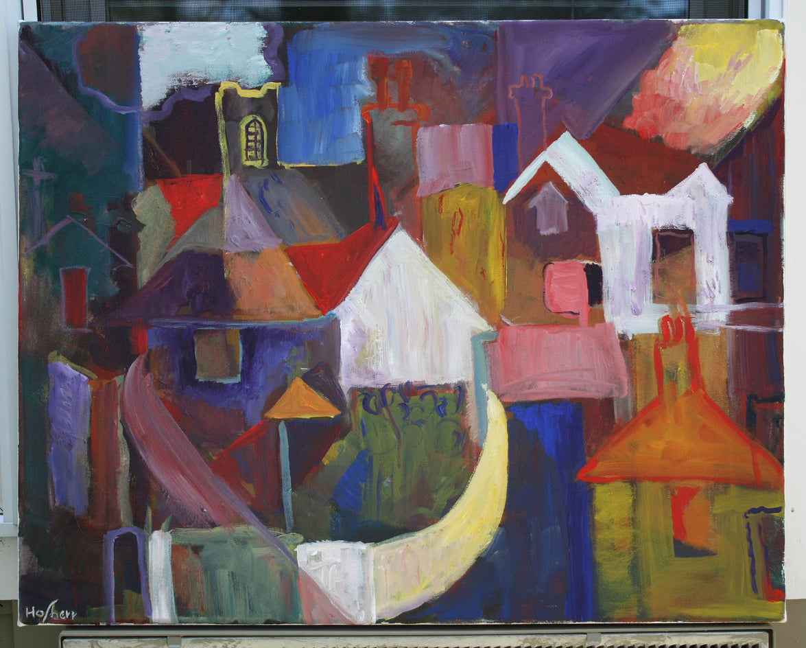 English Settlement by Robert Hofherr |  Context View of Artwork 