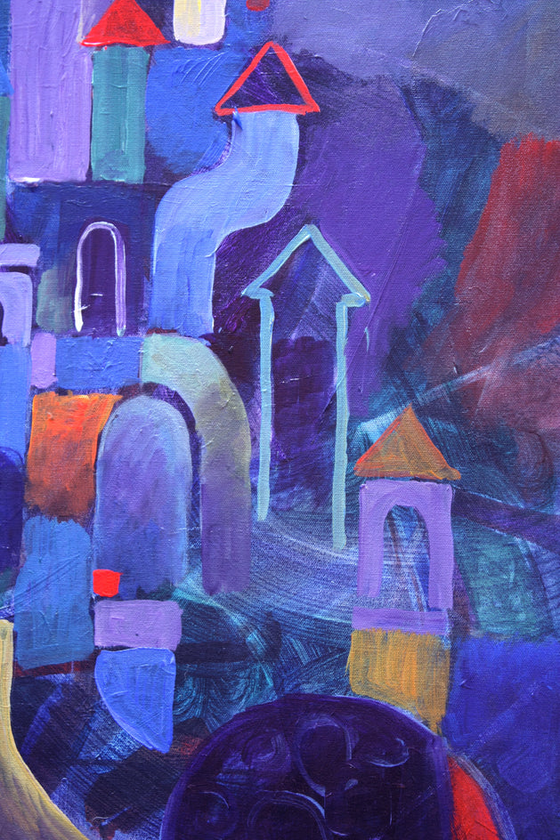 Eye of the Moon by Robert Hofherr |  Closeup View of Artwork 