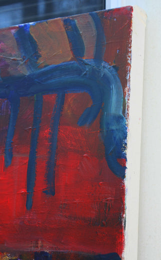 Farm Buildings by Robert Hofherr |  Side View of Artwork 