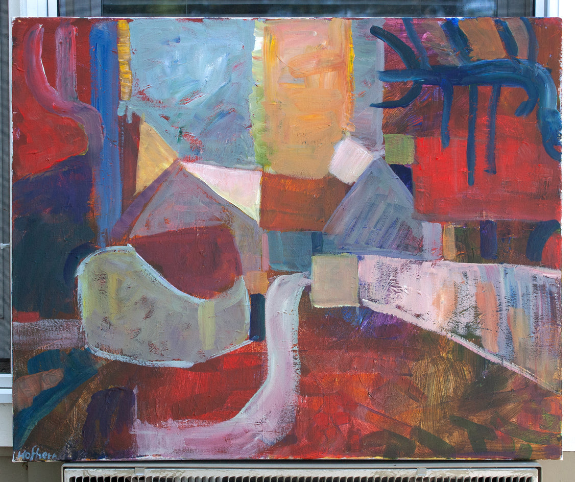 Farm Buildings by Robert Hofherr |  Context View of Artwork 