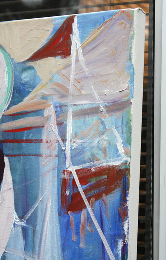 For Sail by Robert Hofherr |  Side View of Artwork 