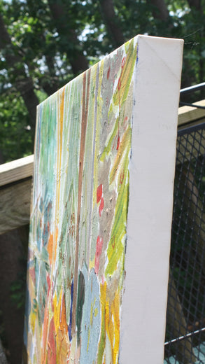Forest near Pudding Hill by Robert Hofherr |  Side View of Artwork 