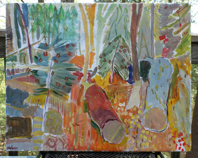 Forest near Pudding Hill by Robert Hofherr |  Context View of Artwork 