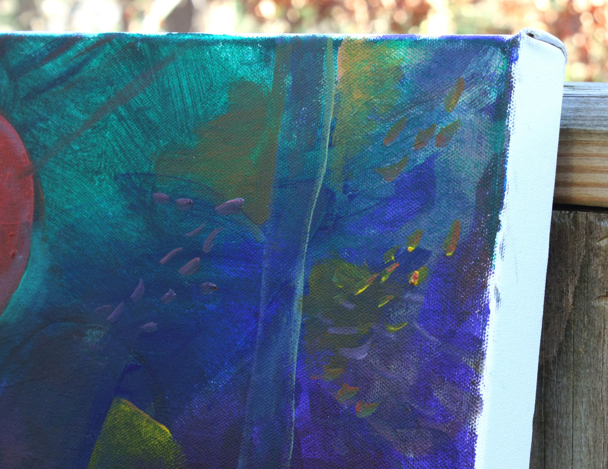 Four in the Morning by Robert Hofherr |  Side View of Artwork 