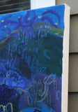 Original art for sale at UGallery.com | Ghosts in the Graveyard by Robert Hofherr | $1,950 | acrylic painting | 18' h x 36' w | thumbnail 2