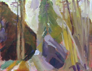 acrylic painting by Robert Hofherr titled Gilbert Hills