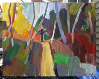 Original art for sale at UGallery.com | Going Somewhere by Robert Hofherr | $1,275 | acrylic painting | 24' h x 30' w | thumbnail 3