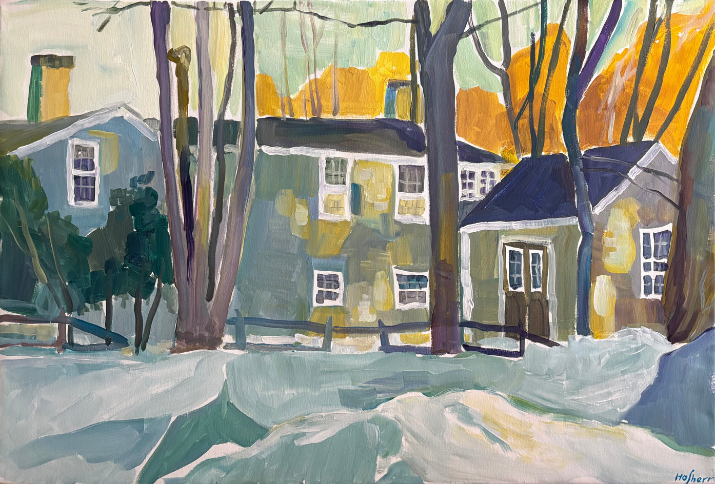Grey Colonial by Robert Hofherr |  Artwork Main Image 