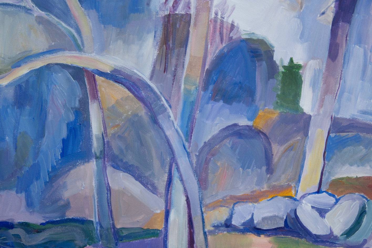 Hazy Shades of Winter by Robert Hofherr |  Closeup View of Artwork 