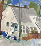Original art for sale at UGallery.com | House with Greenhouse by Robert Hofherr | $950 | acrylic painting | 24' h x 24' w | thumbnail 4