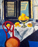 Original art for sale at UGallery.com | Interior with Lemons by Robert Hofherr | $1,225 | acrylic painting | 30' h x 24' w | thumbnail 1
