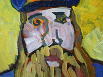 Original art for sale at UGallery.com | Man with Beard (After Van Gogh) by Robert Hofherr | $475 | acrylic painting | 16' h x 16' w | thumbnail 4