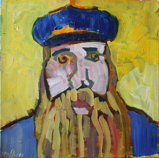 Man with Beard (After Van Gogh) by Robert Hofherr |  Artwork Main Image 
