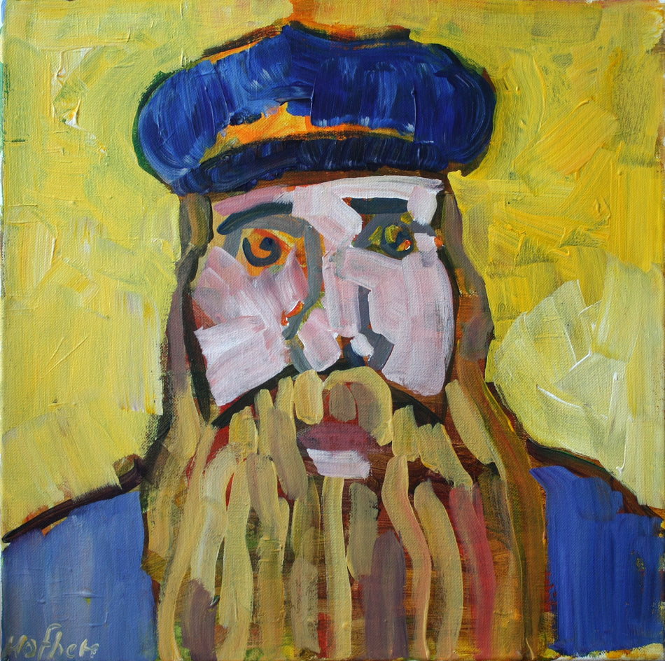 Man with Beard (After Van Gogh) by Robert Hofherr |  Artwork Main Image 